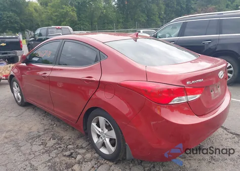 2012 Hyundai Elantra Gls (Ulsan Plant) from USA, damaged, VIN KMHDH4AE2CU384514